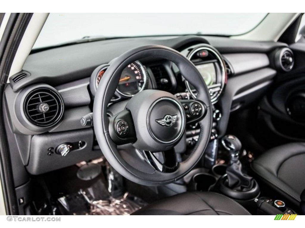 2017 Mini Hardtop Cooper 4 Door Carbon Black Dashboard Photo #118205078