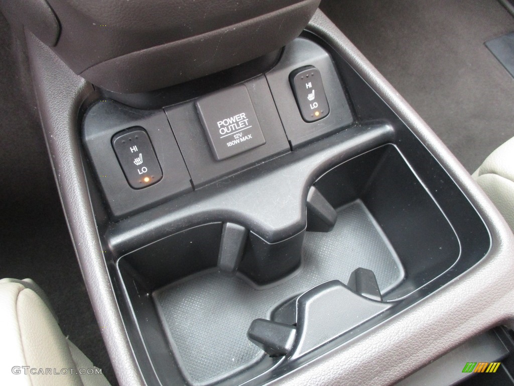 2014 CR-V EX-L AWD - Mountain Air Metallic / Beige photo #18