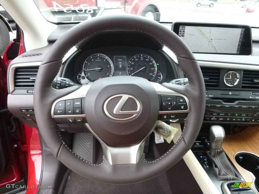 2017 Lexus RX 350 AWD Parchment Steering Wheel Photo #118206341