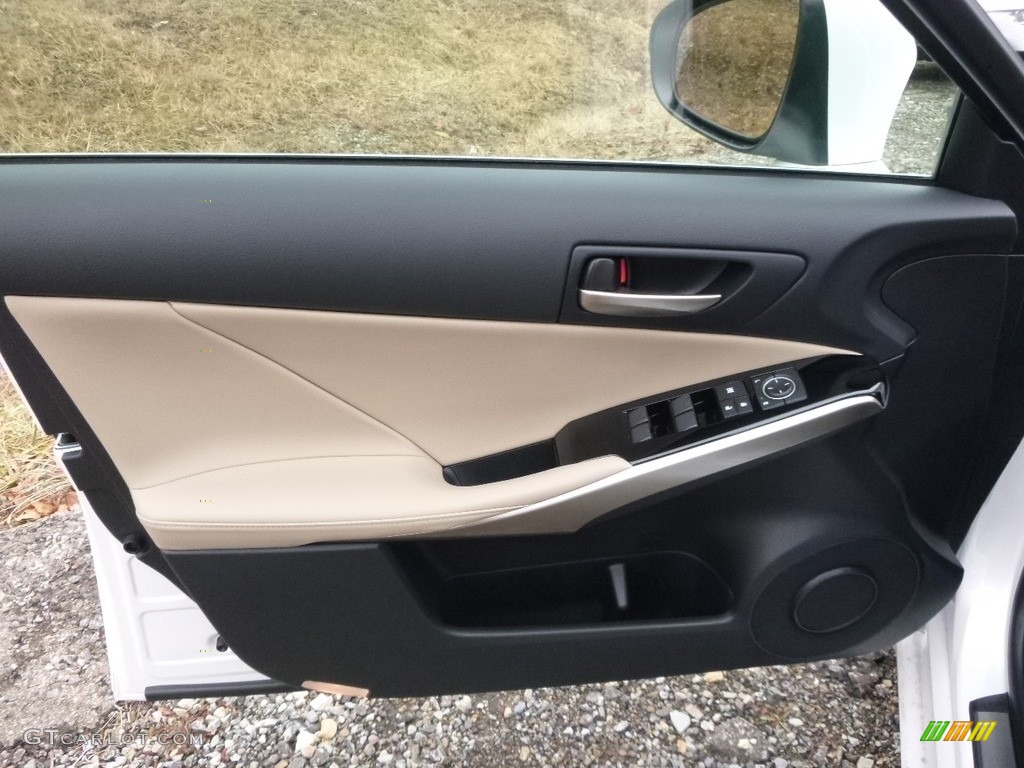 2017 Lexus IS 300 AWD Chateau Beige Door Panel Photo #118206638