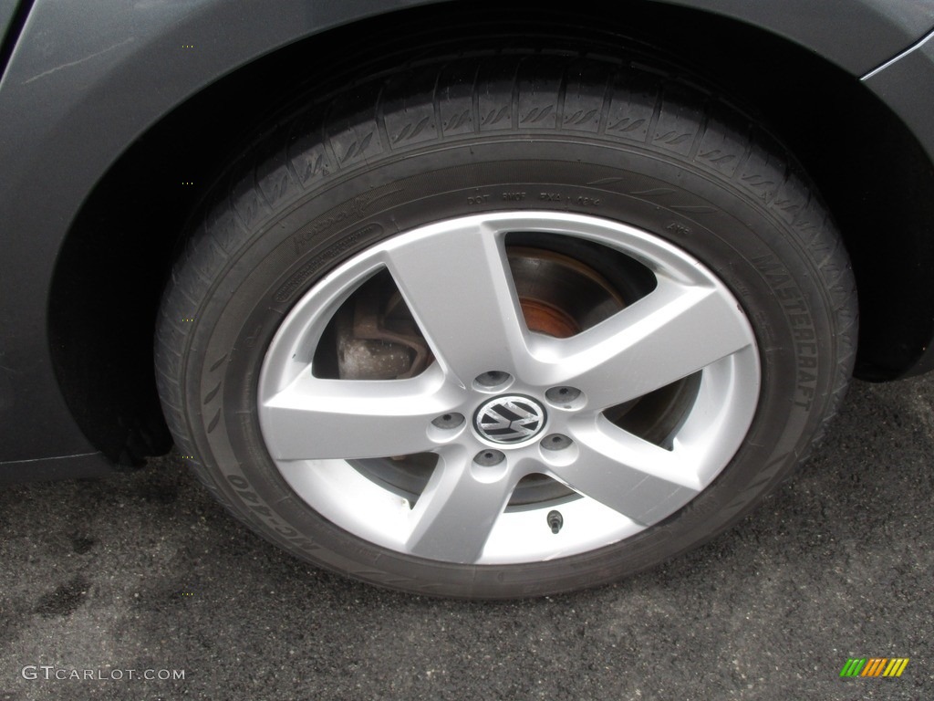 2009 Jetta S Sedan - Platinum Gray Metallic / Art Grey photo #3
