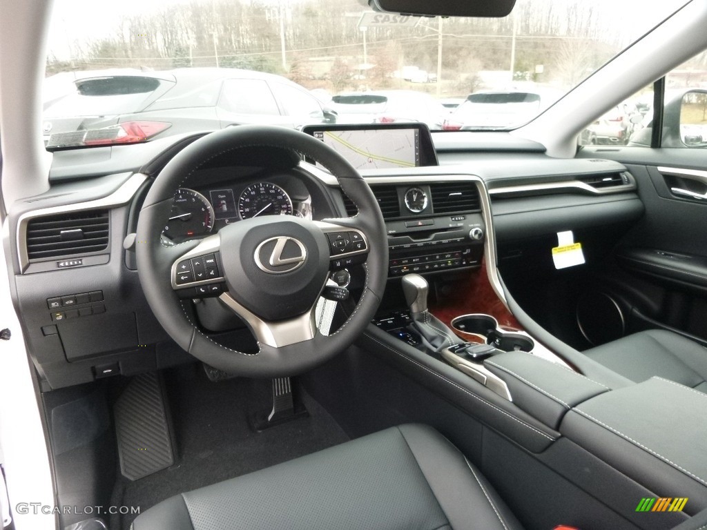 Black Interior 2017 Lexus RX 350 AWD Photo #118208150