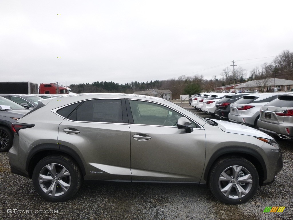 Atomic Silver 2017 Lexus NX 300h AWD Exterior Photo #118208333
