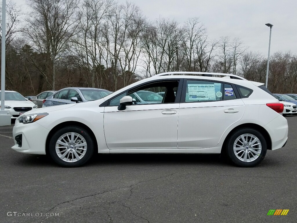 Crystal White Pearl 2017 Subaru Impreza 2.0i Premium 5-Door Exterior Photo #118208963