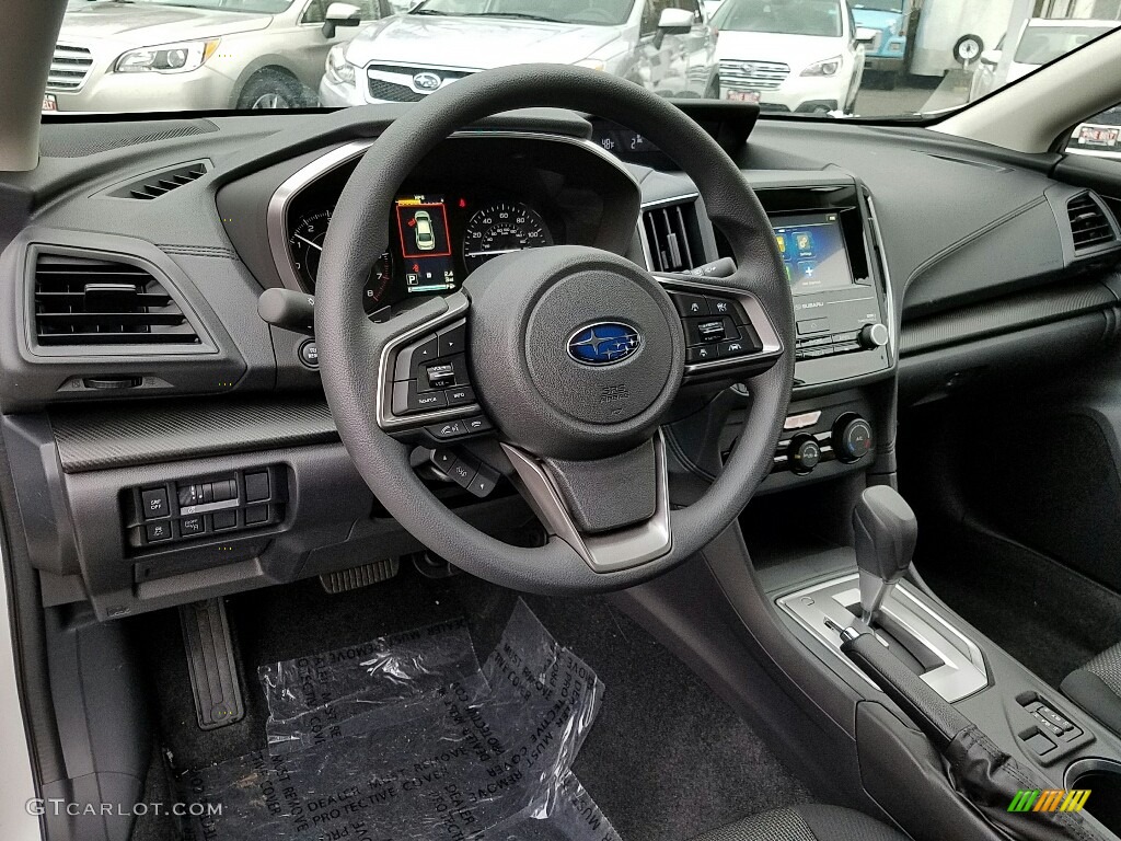 2017 Subaru Impreza 2.0i Premium 5-Door Black Dashboard Photo #118209074
