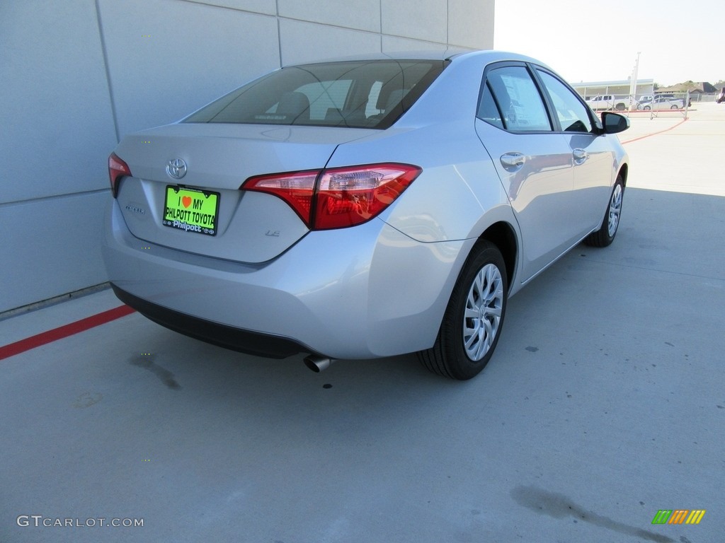 2017 Corolla LE - Classic Silver Metalic / Ash Gray photo #4