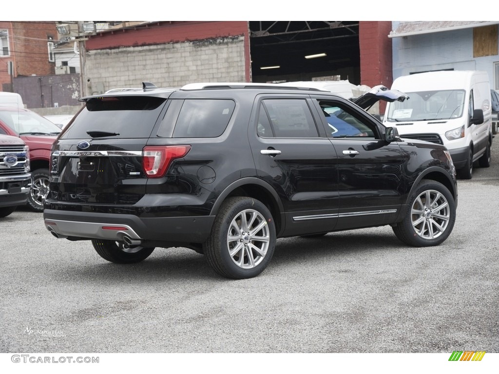 2017 Explorer Limited 4WD - Shadow Black / Ebony Black photo #3