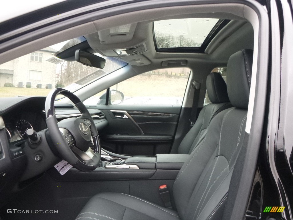 Black Interior 2017 Lexus RX 450h AWD Photo #118209812