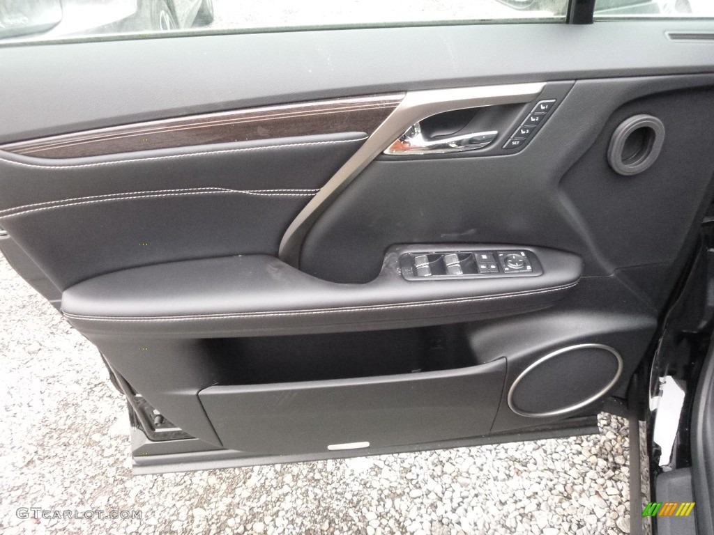 2017 Lexus RX 450h AWD Black Door Panel Photo #118209882