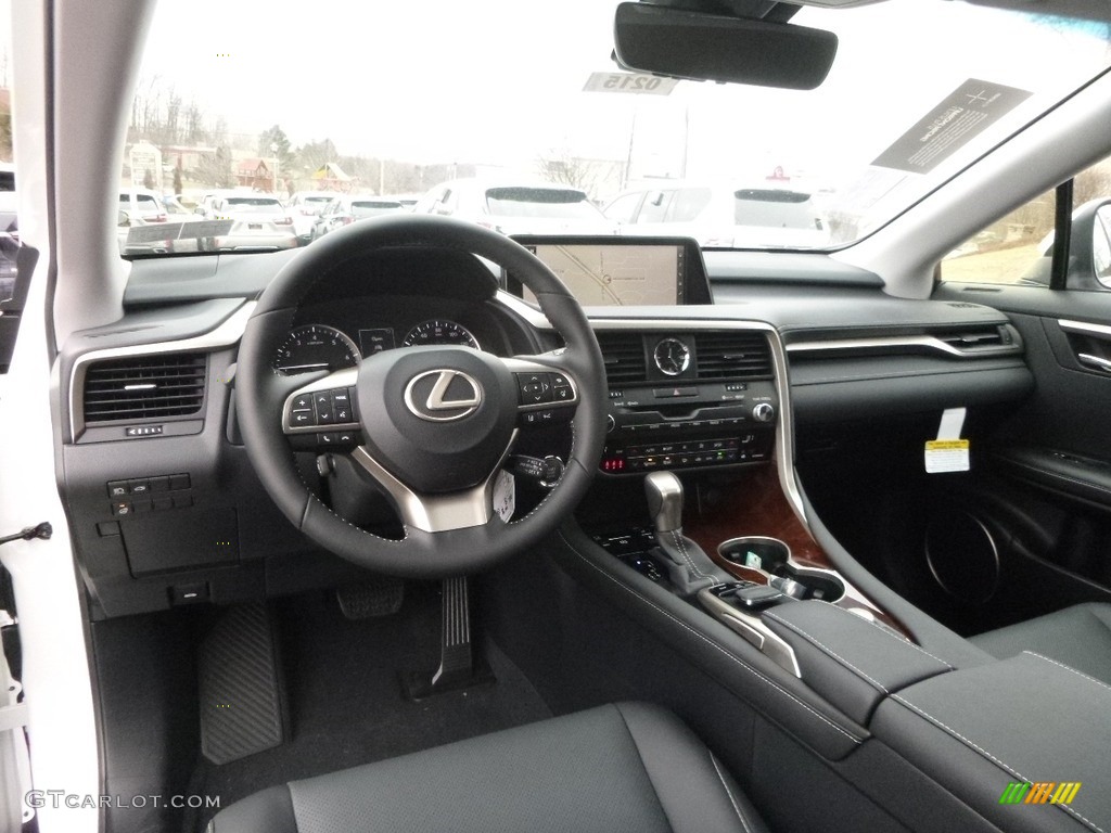 Black Interior 2017 Lexus RX 350 AWD Photo #118210931