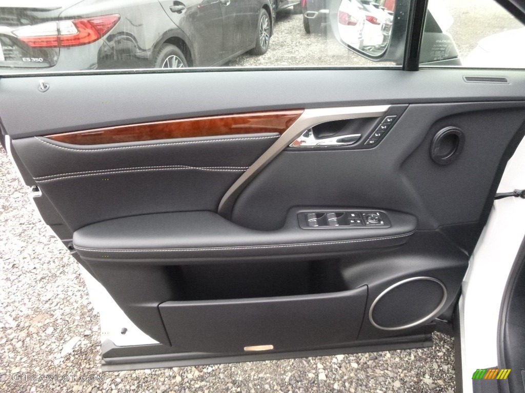 2017 Lexus RX 350 AWD Black Door Panel Photo #118210955