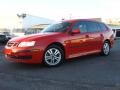 2006 Laser Red Saab 9-3 2.0T SportCombi Wagon  photo #2