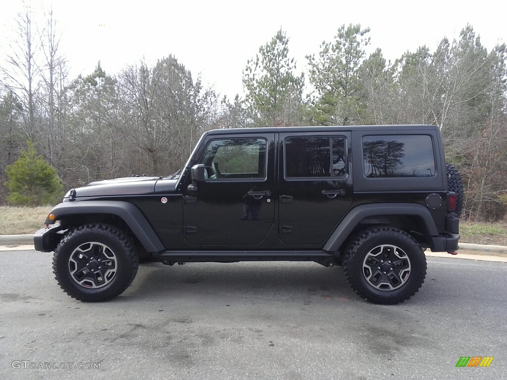 2017 Wrangler Unlimited Rubicon Hard Rock 4x4 - Black / Black photo #1