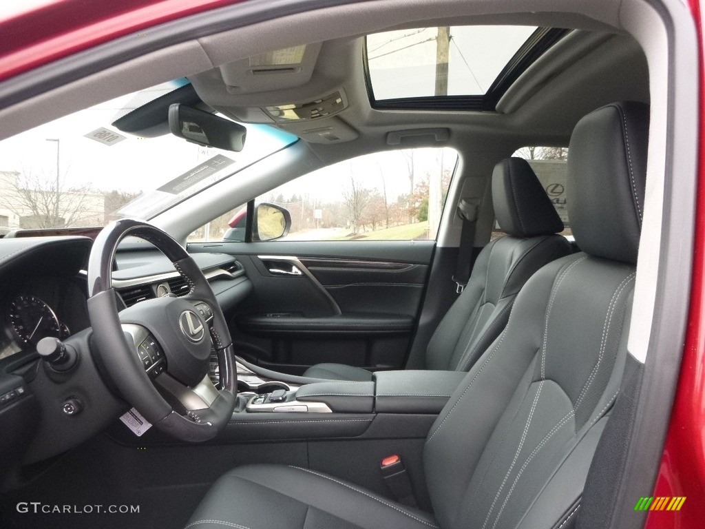 Black Interior 2017 Lexus RX 450h AWD Photo #118211588