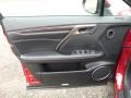 Black 2017 Lexus RX 450h AWD Door Panel