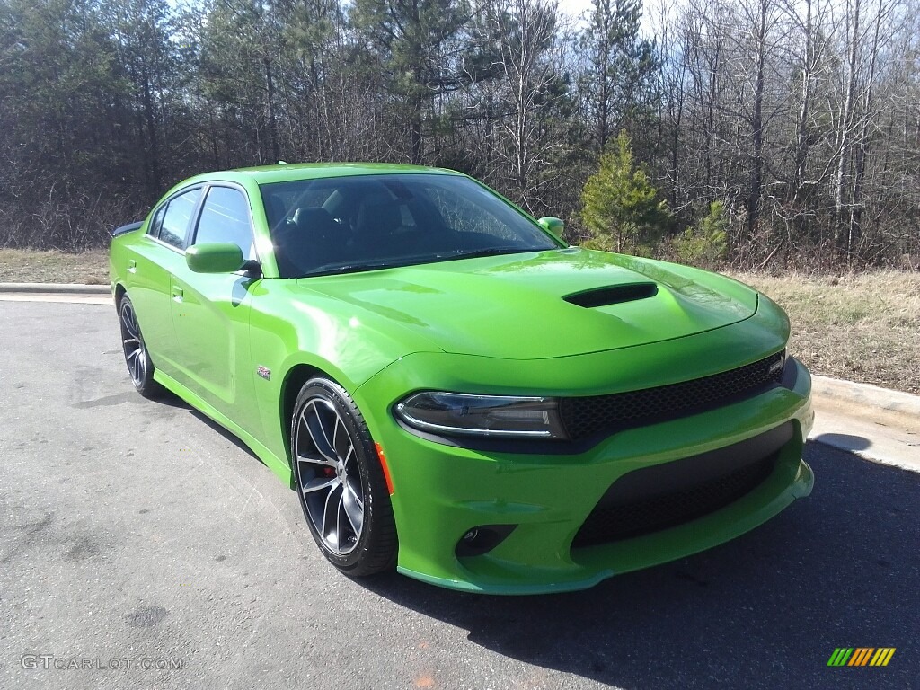 2017 Charger R/T Scat Pack - Green Go / Black photo #4