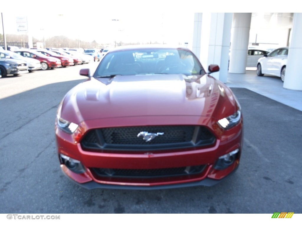 2017 Mustang GT Premium Coupe - Ruby Red / Ebony photo #4