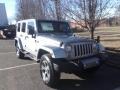 2017 Billet Silver Metallic Jeep Wrangler Unlimited Sahara 4x4  photo #4