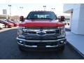 2017 Race Red Ford F350 Super Duty Lariat Crew Cab 4x4  photo #4