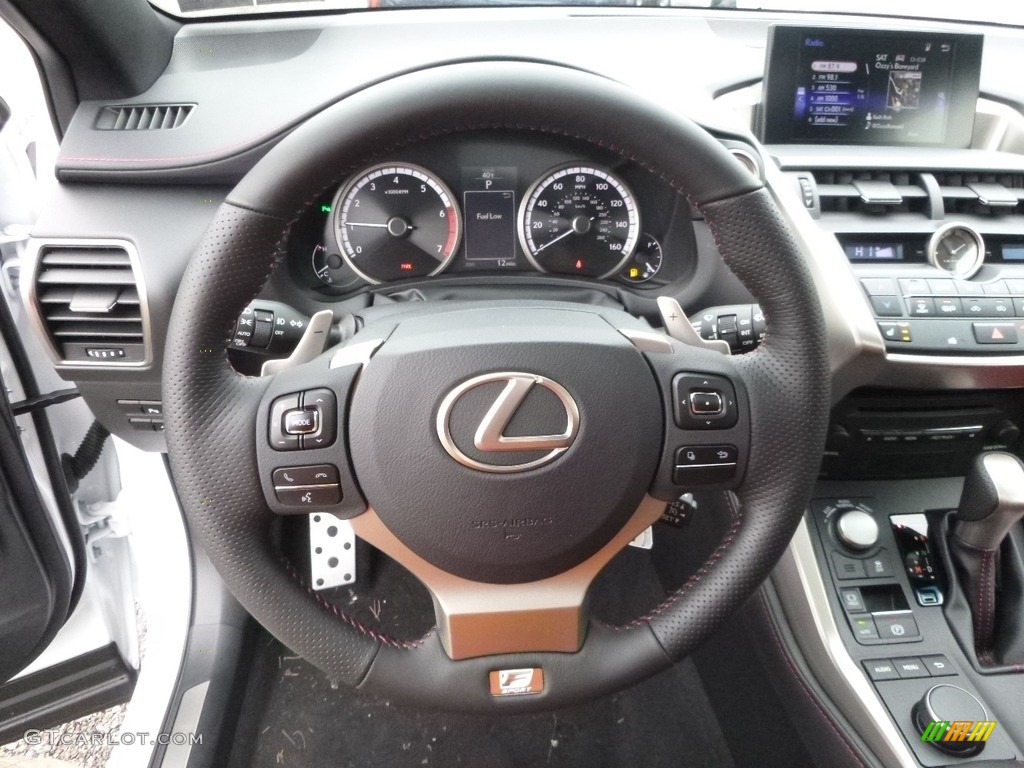 2017 Lexus NX 200t F Sport AWD Rioja Red Steering Wheel Photo #118213697