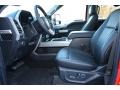 2017 Ford F350 Super Duty Black Interior Front Seat Photo