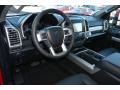  2017 F350 Super Duty Lariat Crew Cab 4x4 Black Interior