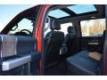 2017 Ford F350 Super Duty Black Interior Rear Seat Photo