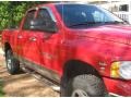 2005 Flame Red Dodge Ram 2500 SLT Quad Cab 4x4  photo #2