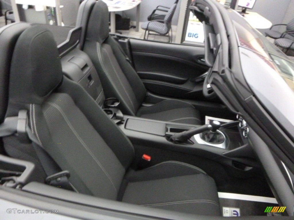 Nero Interior 2017 Fiat 124 Spider Classica Roadster Photo #118214678
