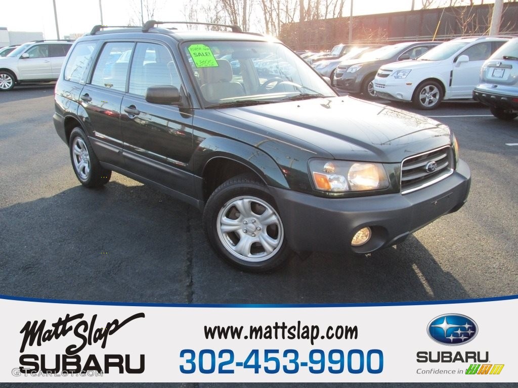 Woodland Green Pearl Subaru Forester