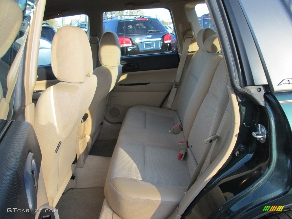 2004 Forester 2.5 X - Woodland Green Pearl / Beige photo #20