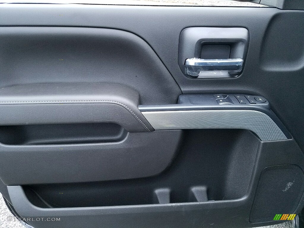 2017 Chevrolet Silverado 1500 LT Regular Cab 4x4 Jet Black Door Panel Photo #118216355
