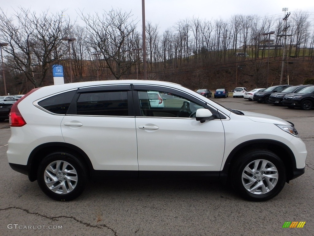 2015 CR-V EX - White Diamond Pearl / Beige photo #6