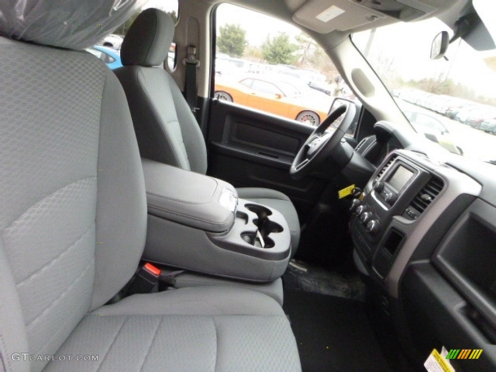 2017 1500 Express Quad Cab 4x4 - Bright Silver Metallic / Black/Diesel Gray photo #9