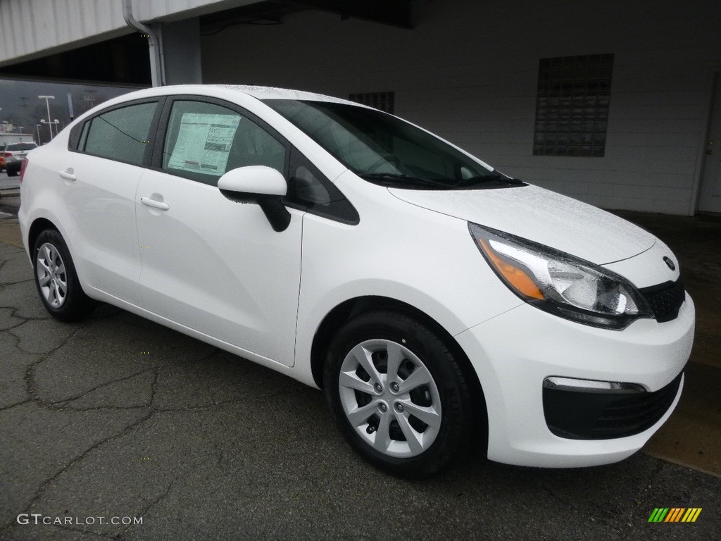 Clear White 2017 Kia Rio Standard Rio Model Exterior Photo #118221776