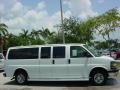 Summit White - Express LS 3500 Extended Passenger Van Photo No. 2