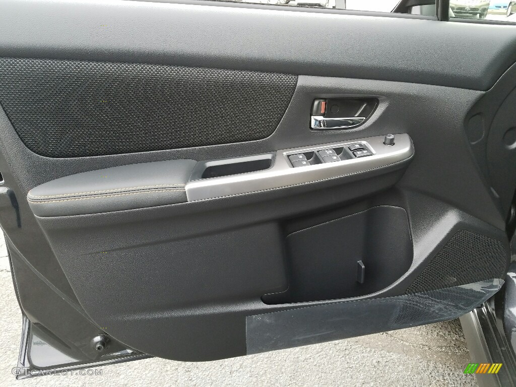 2017 Subaru Crosstrek 2.0i Premium Black Door Panel Photo #118223528
