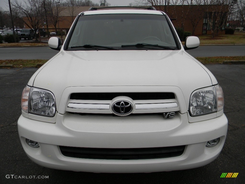 2005 Sequoia Limited 4WD - Natural White / Light Charcoal photo #5