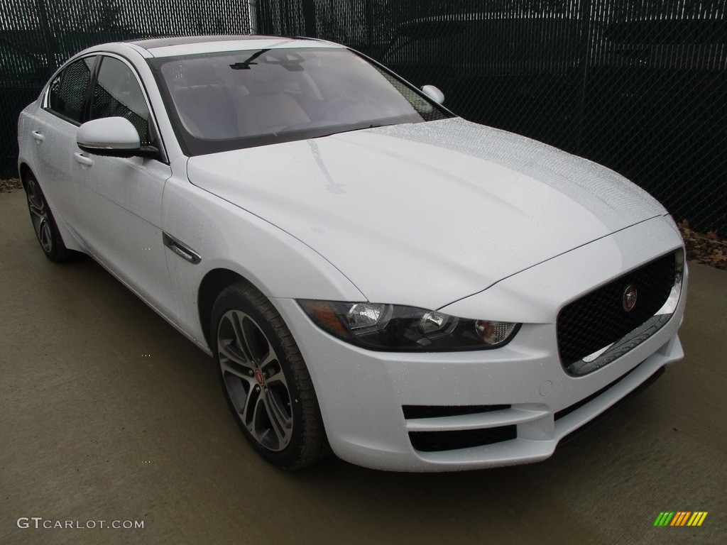 Glacier White 2017 Jaguar XE 35t Premium AWD Exterior Photo #118225409
