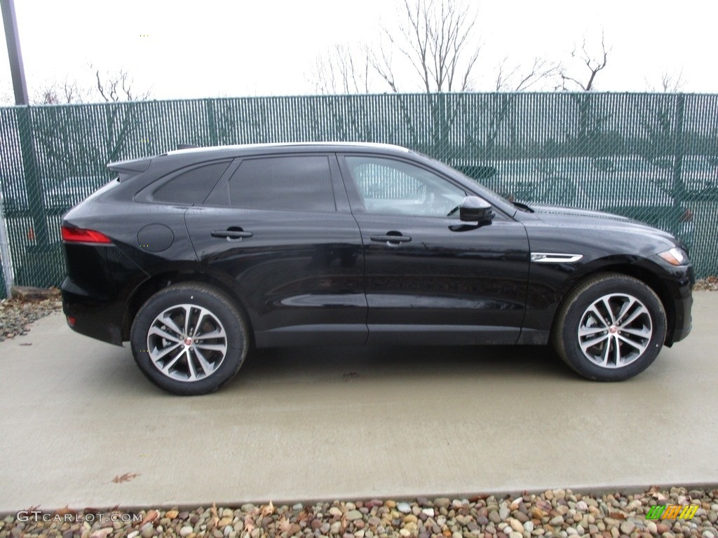 Ebony Black 2017 Jaguar F-PACE 20d AWD Premium Exterior Photo #118225772