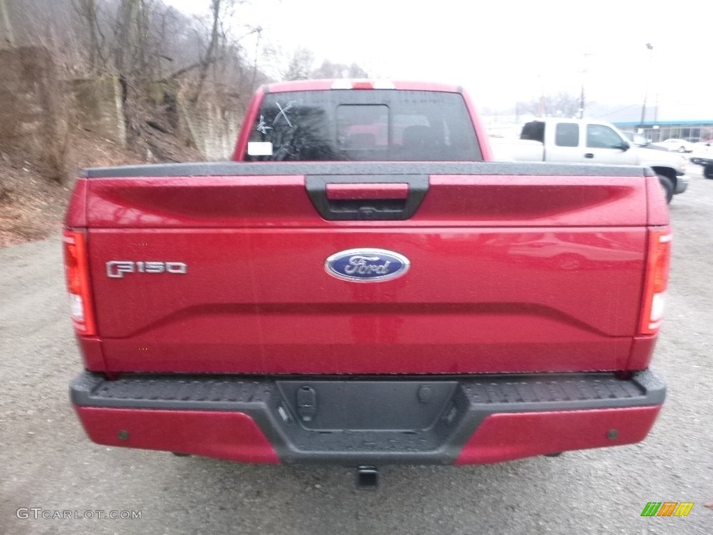 2017 F150 XLT SuperCab 4x4 - Ruby Red / Black photo #3