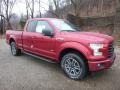 2017 Ruby Red Ford F150 XLT SuperCab 4x4  photo #8