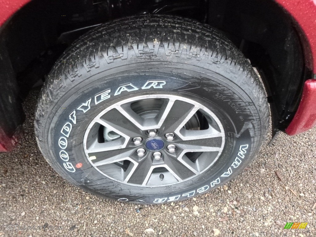 2017 F150 XLT SuperCab 4x4 - Ruby Red / Black photo #9