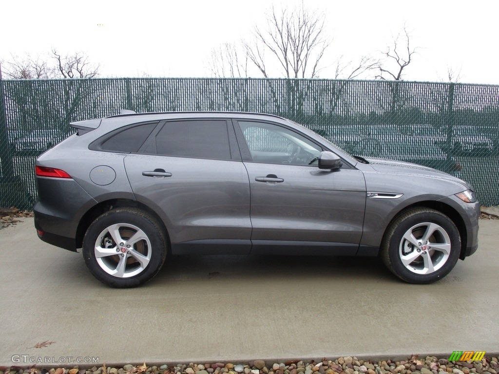 Ammonite Grey 2017 Jaguar F-PACE 20d AWD Premium Exterior Photo #118227257