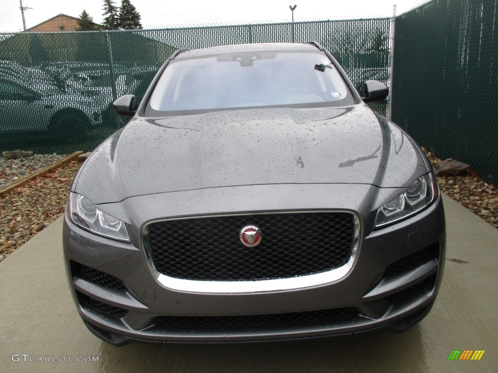 Ammonite Grey 2017 Jaguar F-PACE 20d AWD Premium Exterior Photo #118227368