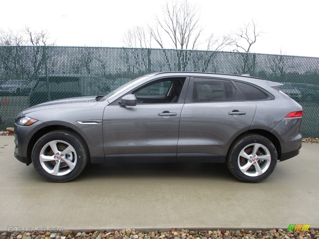 Ammonite Grey 2017 Jaguar F-PACE 20d AWD Premium Exterior Photo #118227422