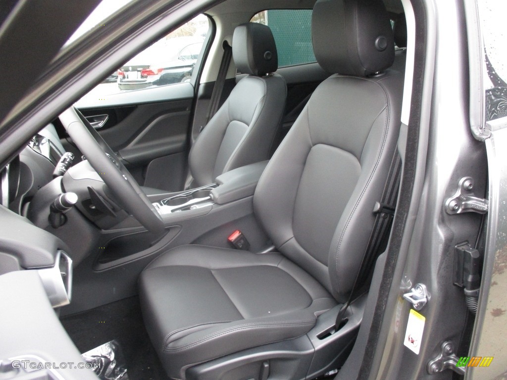 Jet Interior 2017 Jaguar F-PACE 20d AWD Premium Photo #118227485