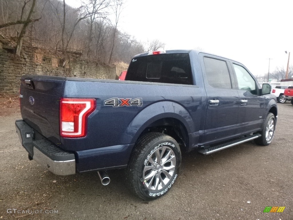 2017 F150 XLT SuperCrew 4x4 - Blue Jeans / Earth Gray photo #2