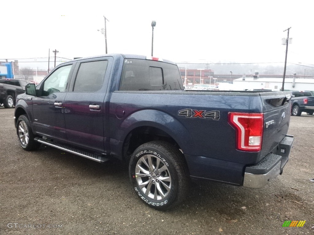 2017 F150 XLT SuperCrew 4x4 - Blue Jeans / Earth Gray photo #4