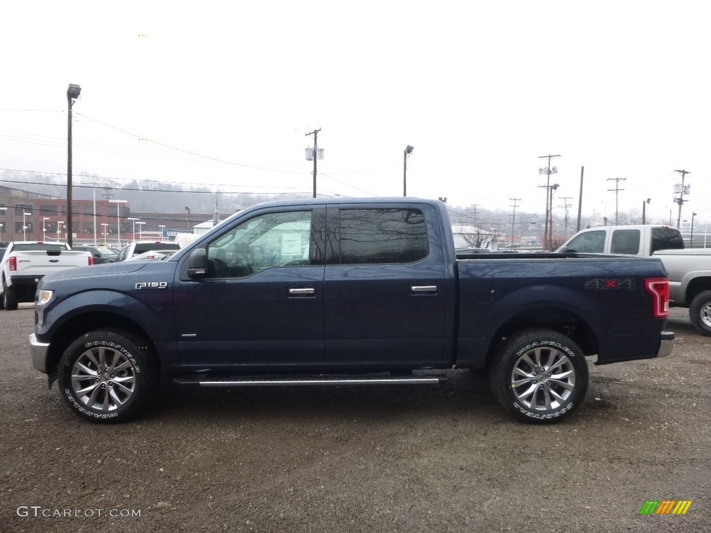 2017 F150 XLT SuperCrew 4x4 - Blue Jeans / Earth Gray photo #5